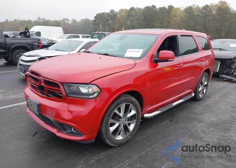 2014 Dodge Durango R/T z USA, uszkodzony, nr VIN 1C4SDJCT8EC383510